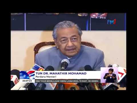 NAMA 10 MENTERI KABINET KANAN DIUMUM MINGGU INI [14 MEI 2018]