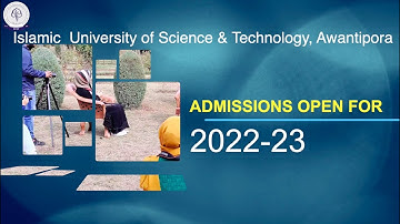 IUST ADMISSIONS 2022-23