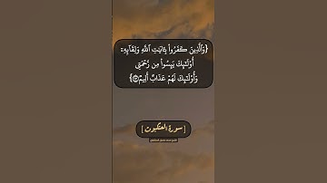 سورة العنكبوت الآية ٢٢ الى ٢٤ بصوت الشيخ محمد صديق المنشاوي