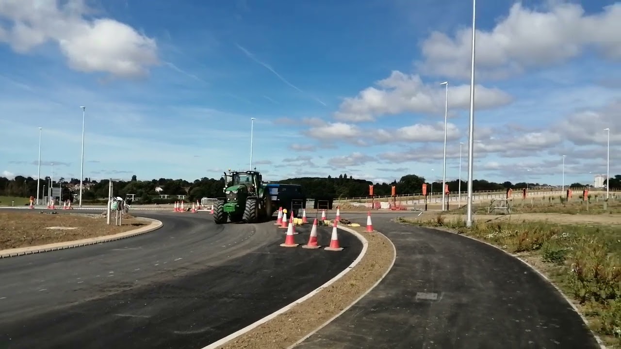 New Leeds Ring Road under construction at between Scholes and Crossgates
