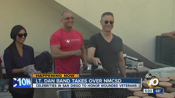 Celebrities at Naval Medical Center San Diego to honor wounded veterans