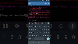 Introduccion a lenguaje Python en la app PyDroid3. Capitulo 2
