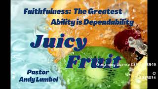 "The Greatest Ability is Dependability" - Contemporary