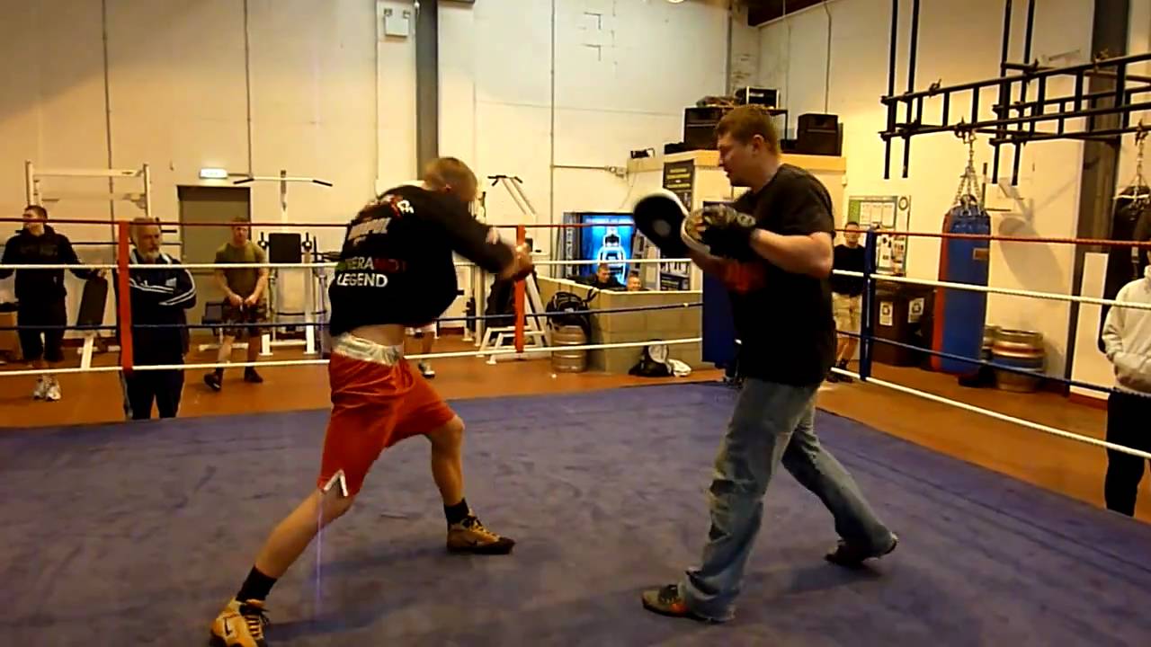 Karl Place on the Pads with coach Stephen Maylett