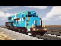 Minecraft Conrail C39-8 Locomotive Tutorial