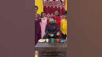 Match The Colors🎨 Blindfold challenge 😂#shorts #viral #funny #waitforend #kidsvideo