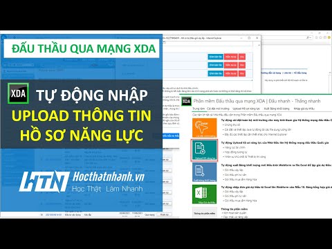 Video Tự động upload Hồ sơ năng lực nhà thầu trên MuaSamCong - youtube