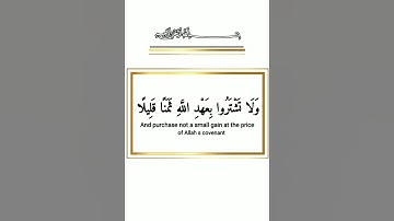 ولا تشتروا بعهد الله ثمنا قليلا )اجمل تلاوات اجمل حالات دينيه اكتب شيء تؤجر عليه القران شفاء الصدور