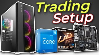 Avoid These Trading PC Mistakes🔥4 display trading pc build #tradingpc2024 #intel