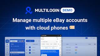 How to run eBay on cloud phones with Multilogin