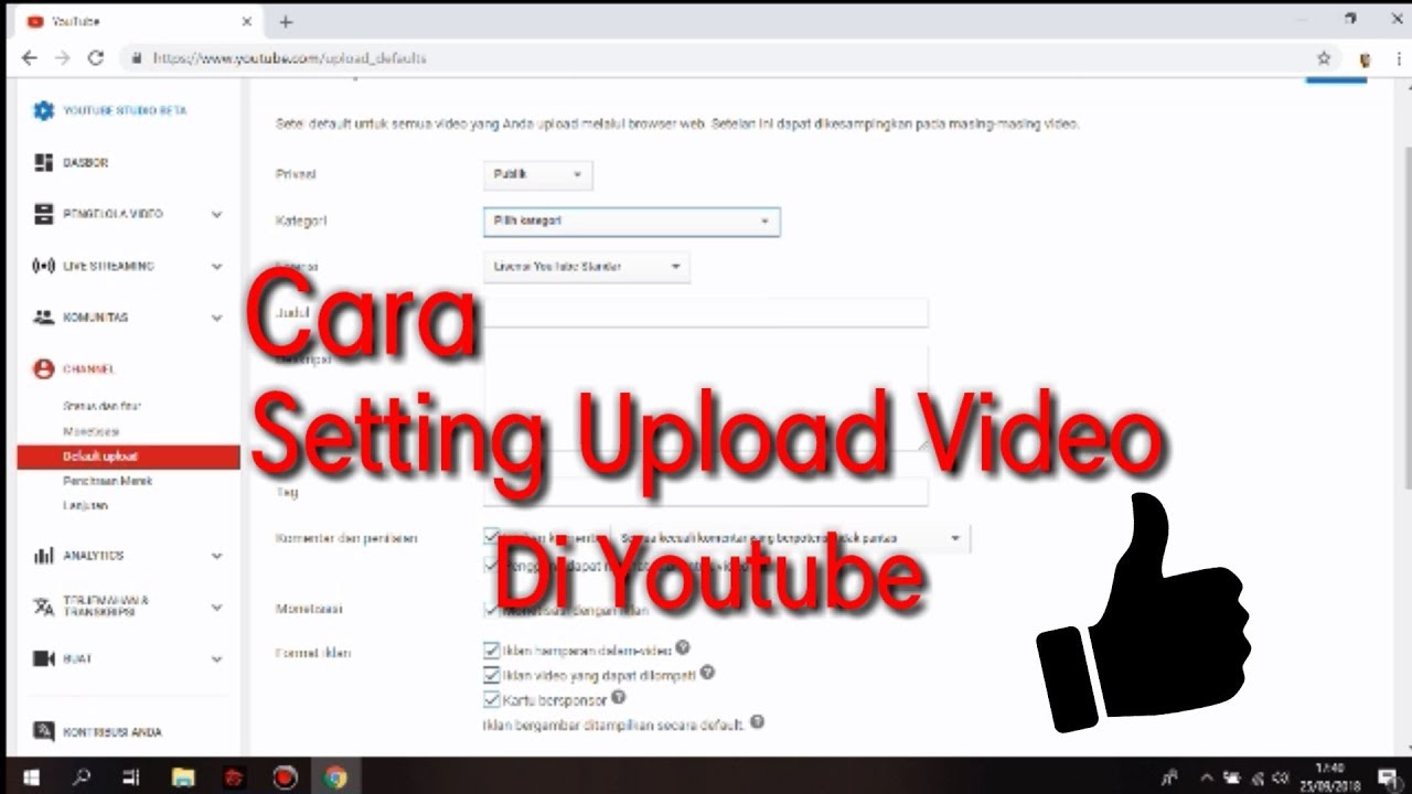 Video Di Youtube Caranya Gimana