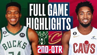 Milwaukee Bucks vs. Cleveland Cavaliers Highlights 2nd-QTR HD | December 29, 2023 | NBA Season