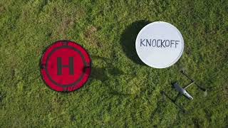 KNOCK OFF vs HOODMAN WEIGHTED TRIFOLD DRONE LANDING PAD LP21