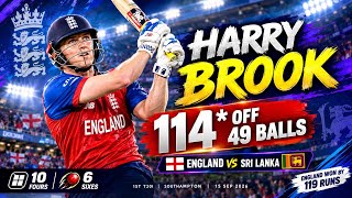 HARRY BROOK UNLEASHED! 🔥 114 OFF 49 BALLS | ENGLAND vs SRI LANKA | T20I MASTERCLASS*
