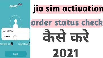 Jio orders status check kiase kare how to check order status jio POS Plus