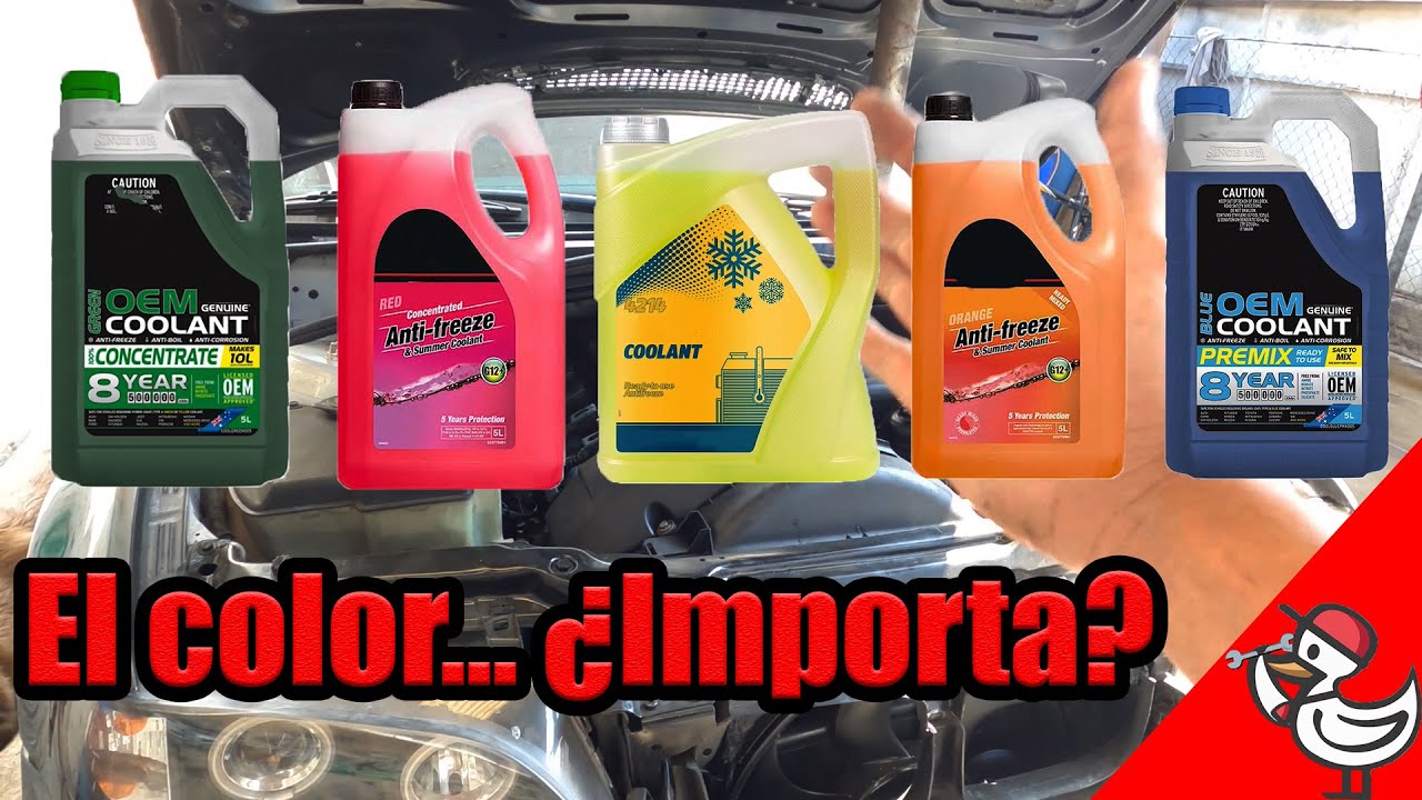 El color del anticongelante... ¿Realmente importa?