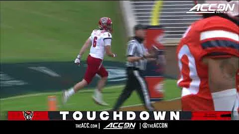 NC State TE Cary Angeline Scores on Wild Trick Play