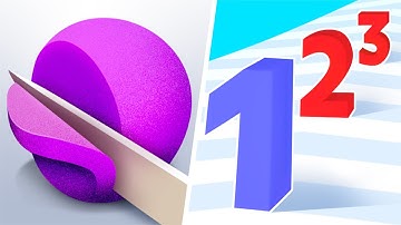 ASMR Slicing VS Number Master - All Levels Gameplay Android,ios (Part 23)