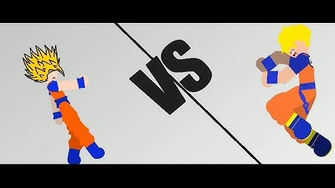 Teen Gohan VS Future Gohan||StickNodes Animation|