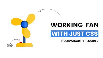 Working Fan With Just CSS | No Javascript Needed