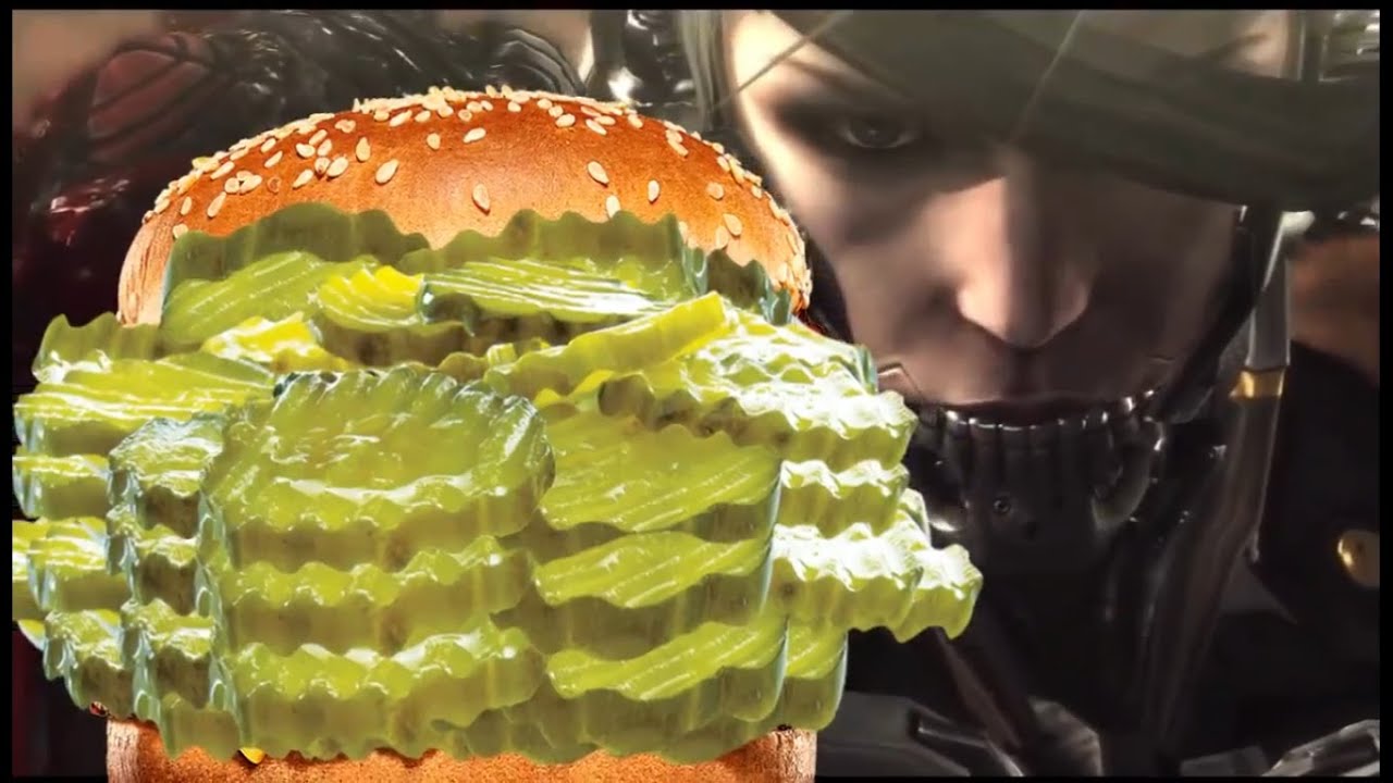Raiden asked for no pickles on his burger