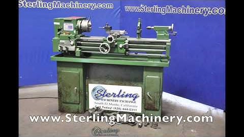 12" x 36" Used Morgon Frejoth Geared Head Lathe, Mdl. CBL-940, 4 Jaw Chuck, 3 Jaw Chuck, 4 Way ...