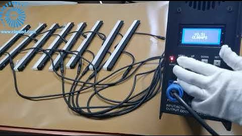 Artnet DMX LED 8 port controller connection