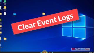 how to clear event logs in windows 11