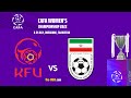 MD1 – Kyrgyz Republic vs IR Iran – CAFA Women’s Championship 2022