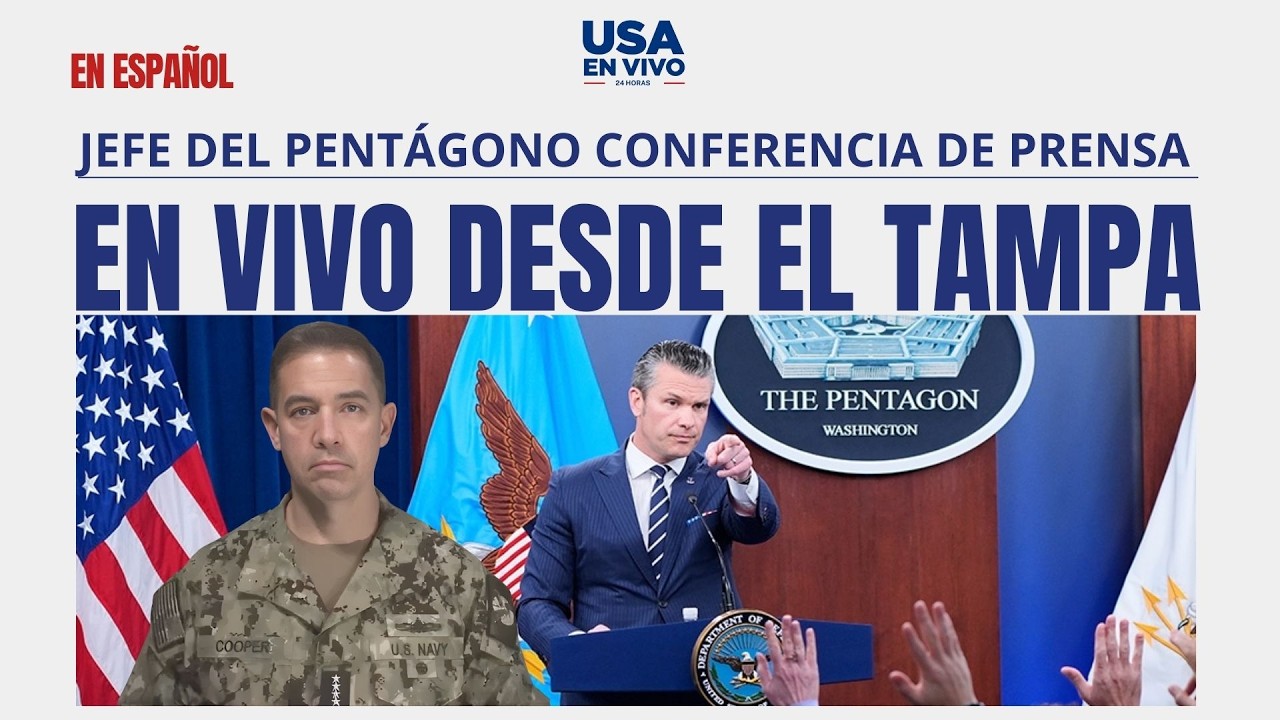 EN VIVO Hegseth revela próximos pasos de FURIA ÉPICA hacia Irán | USA EN VIVO 🔴