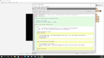 GREENFOOT : Bouncy Square & Randomize Color TUTORIALS