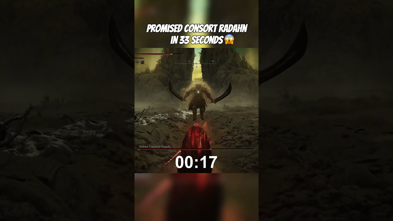 Promised Consort Radahn In 33 Seconds