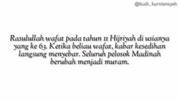 (Animasi) Kisah Adzan terakhir Bilal bin Rabah sang Muadzin, tangisan rindu yang tak terbendung.