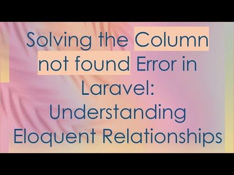 Solving the Column