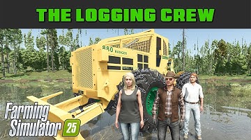 This Swamp Is Too Slippery  - Logging Crew 15 - Farming Simulator 2025 - FDR Logging