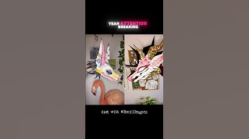 Attention: Breaking News Duet With @BxsilDragons #paperart #papercrafts #paperdragon #shorts #viral