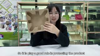 Dry press pulp packaging for electronic lock