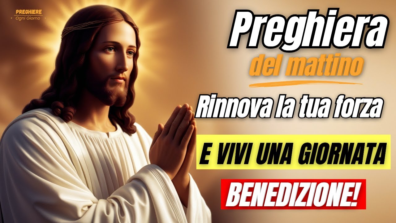 La giornata inizia con gioia! | Preghiera del mattino per riempire il ...