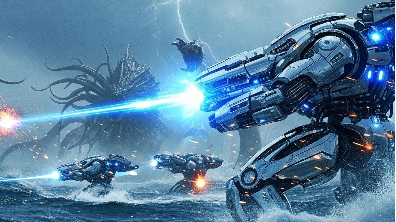 ATLANTIC RIM - Monsters VS Machines | Sci-Fi Movies HD | Full movie in ...