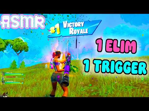ASMR 🍀 Fortnite 1 Elim = 1 Trigger Word Relaxing Controller Sounds and Whispering 🎧