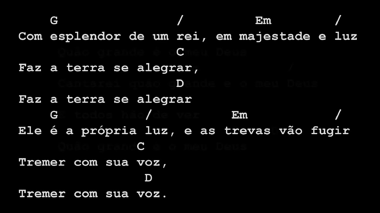 QUÃO GRANDE É MEU DEUS Toque Junto