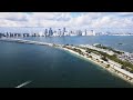 Virginia Key (Key Biscayne) and Brickell in the back