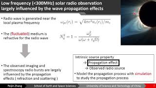 EGU21 [2-min] PICO: Simulation Studies on the Wave Propagation of Solar Radio Emission #vPICO