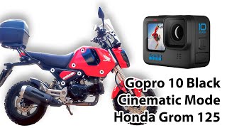 Gopro 10 black Cinematic on Honda Grom 125