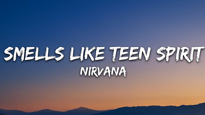 Smells Like Teen Spirit Lyric Video version - Lyric Video performance video thumbnail