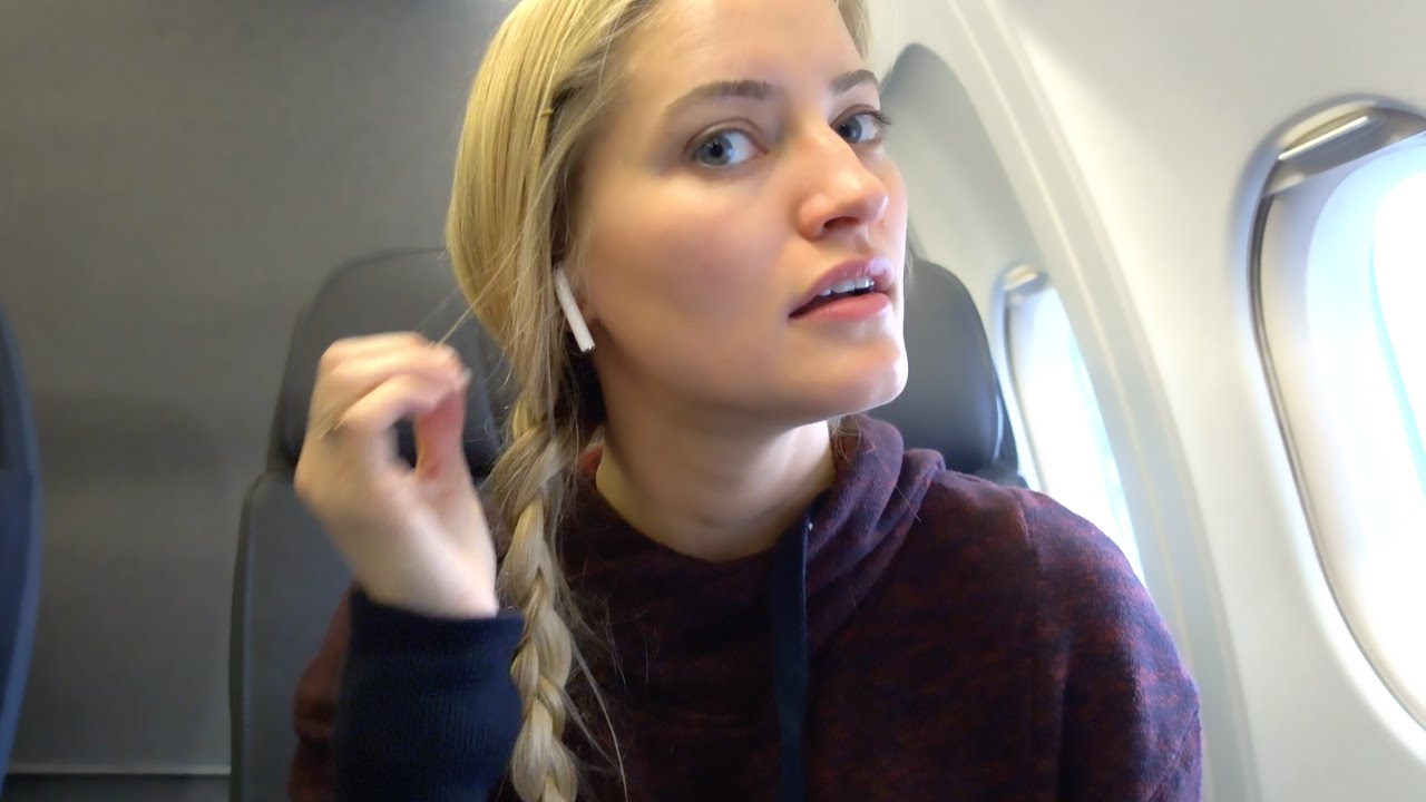 ⁣AirPods on Plane! | iJustine