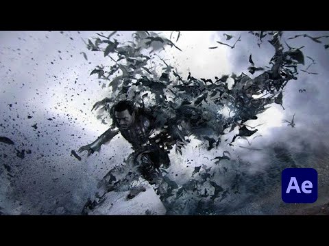Dracula Vampire Bat Transformation Effect in Adobe After Effects