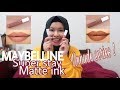 REVIEW & SWATCH MAYBELLINE  SUPERSTAY MATTE INK NUDE SERIES (BAHASA INDONESIA)