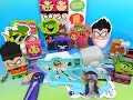 2015 TEEN TITANS GO! SET OF 5 WENDY'S KIDS MEAL TOY'S VIDEO REVIEW