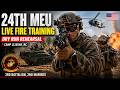 24th MEU Live Fire Training 🔥 Marines Dry Run Rehearsal at Camp Lejeune 🇺🇸